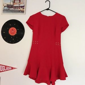 Amanda Uprichard Red short-sleeve Dress